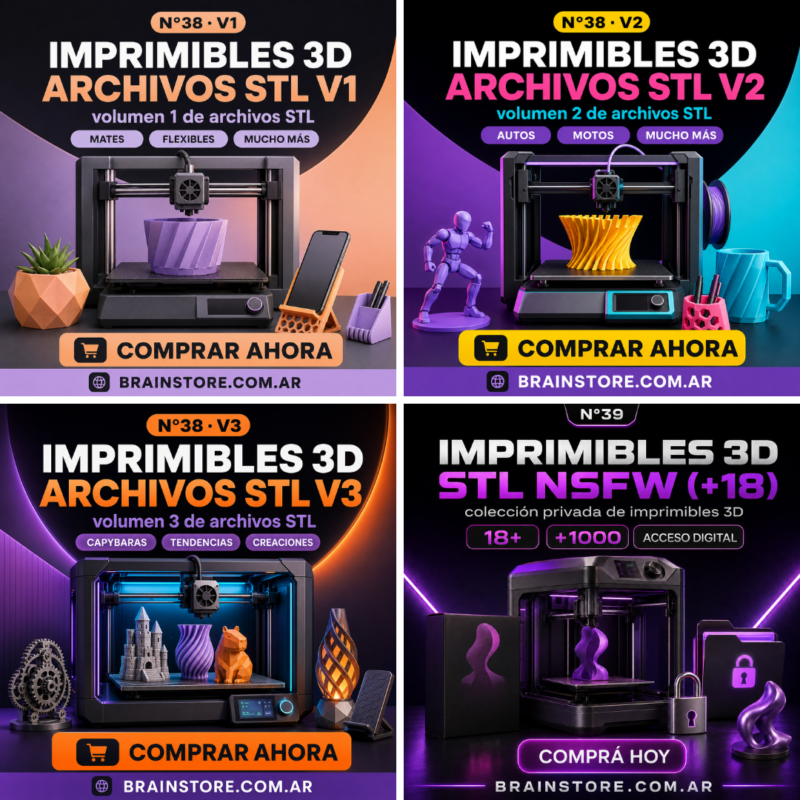 Pase Total: Imprimibles 3D