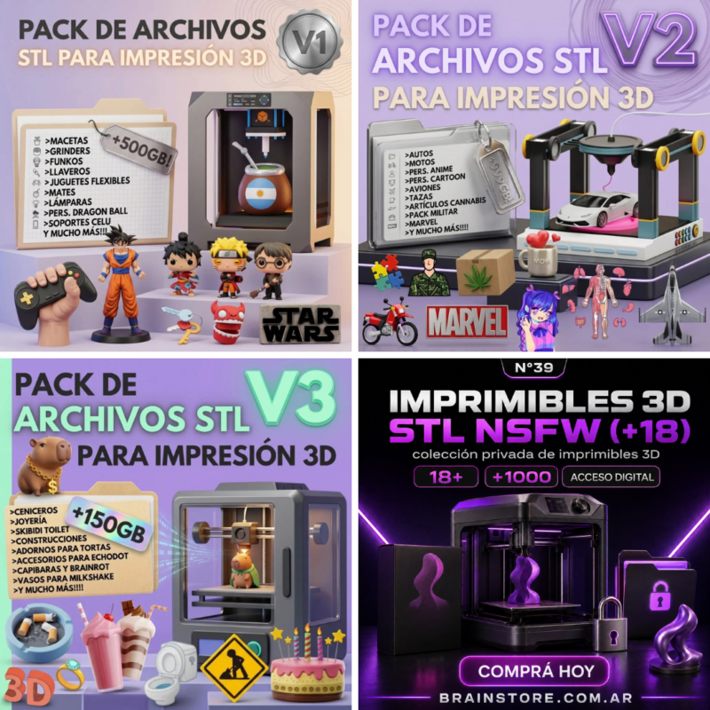 Pase Total: Imprimibles 3D