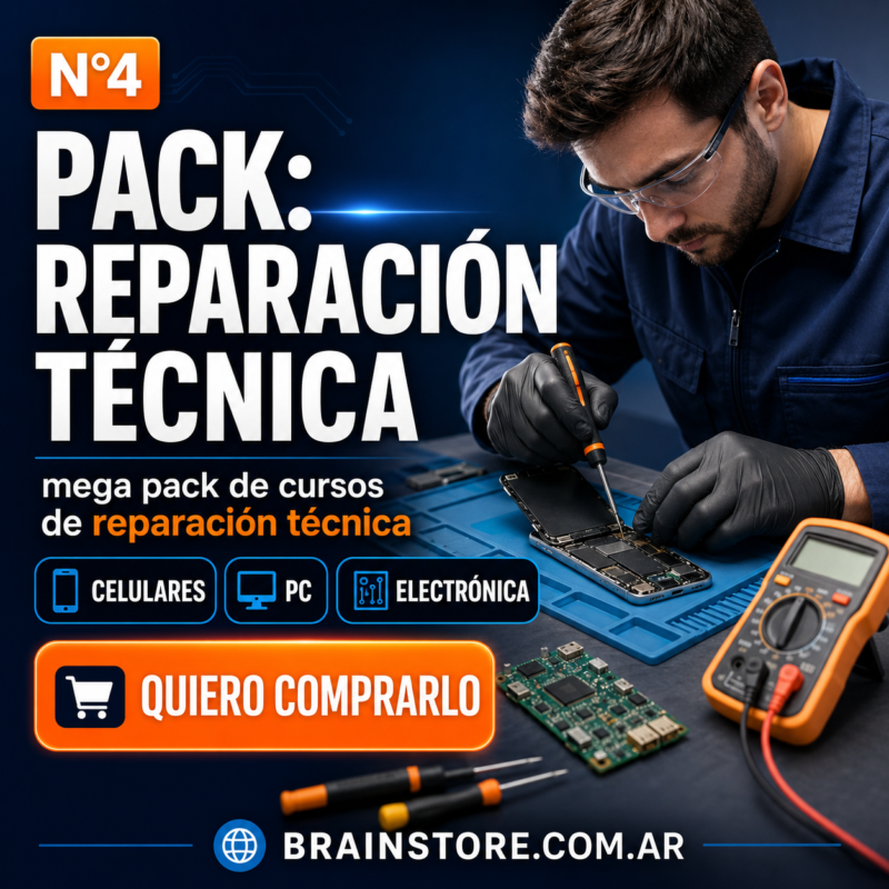 N4: Mega pack de 15+ cursos de reparación técnica (60GB+)