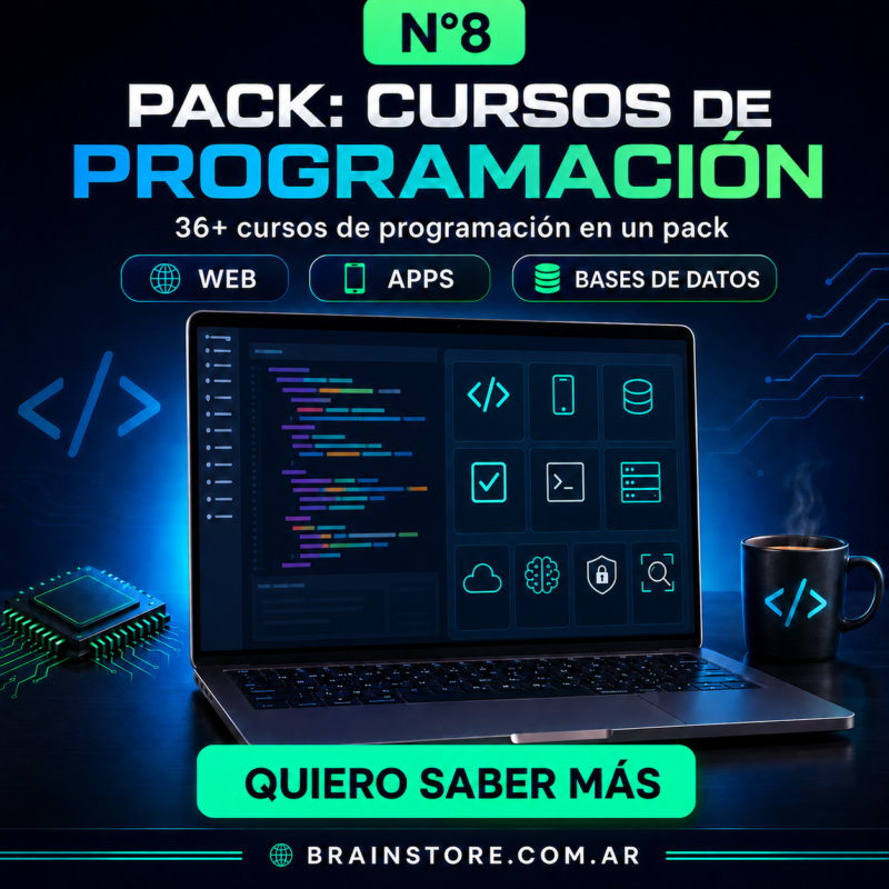 N8: 36+ Cursos de programación (80GB de contenido)