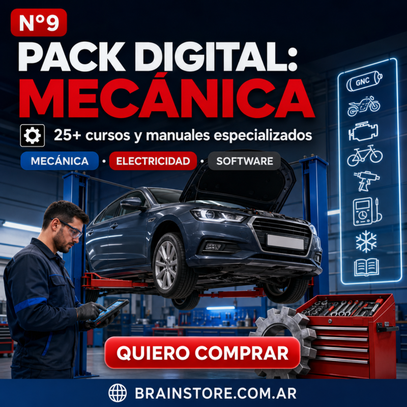 N9: Mega pack de 25+ cursos de mecánica (40GB+)