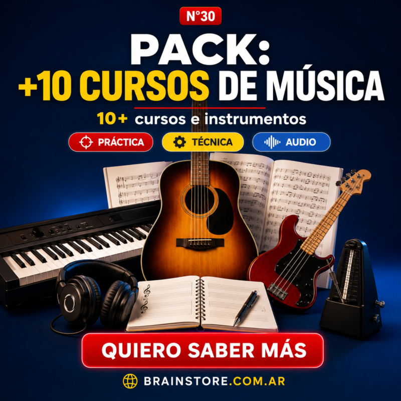 N30: 10+ Cursos de música e instrumentos con soporte PDF