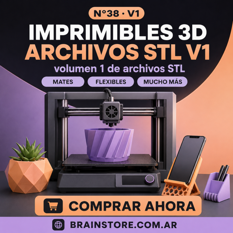 N38: Mega pack de archivos STL VOLUMEN 1