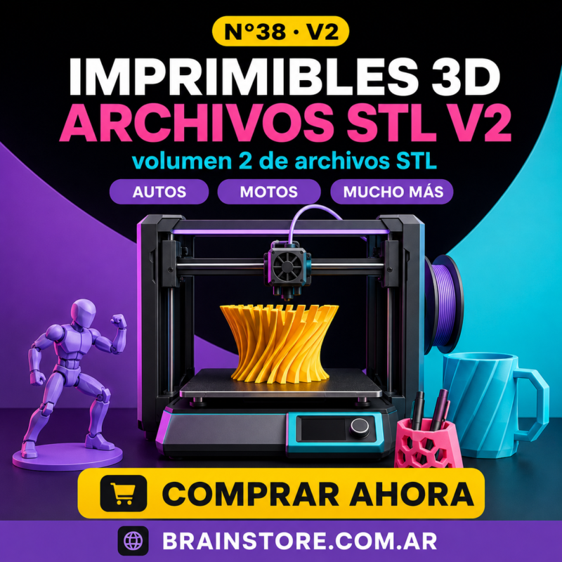 N38: Mega pack de archivos STL VOLUMEN 2