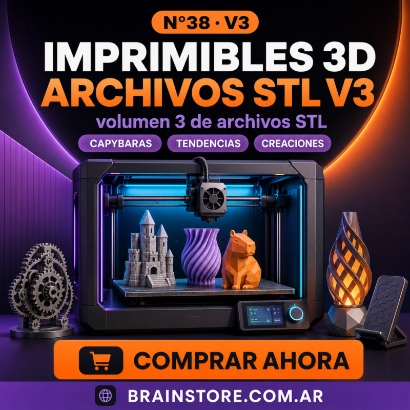 N38: Mega pack de archivos STL VOLUMEN 3