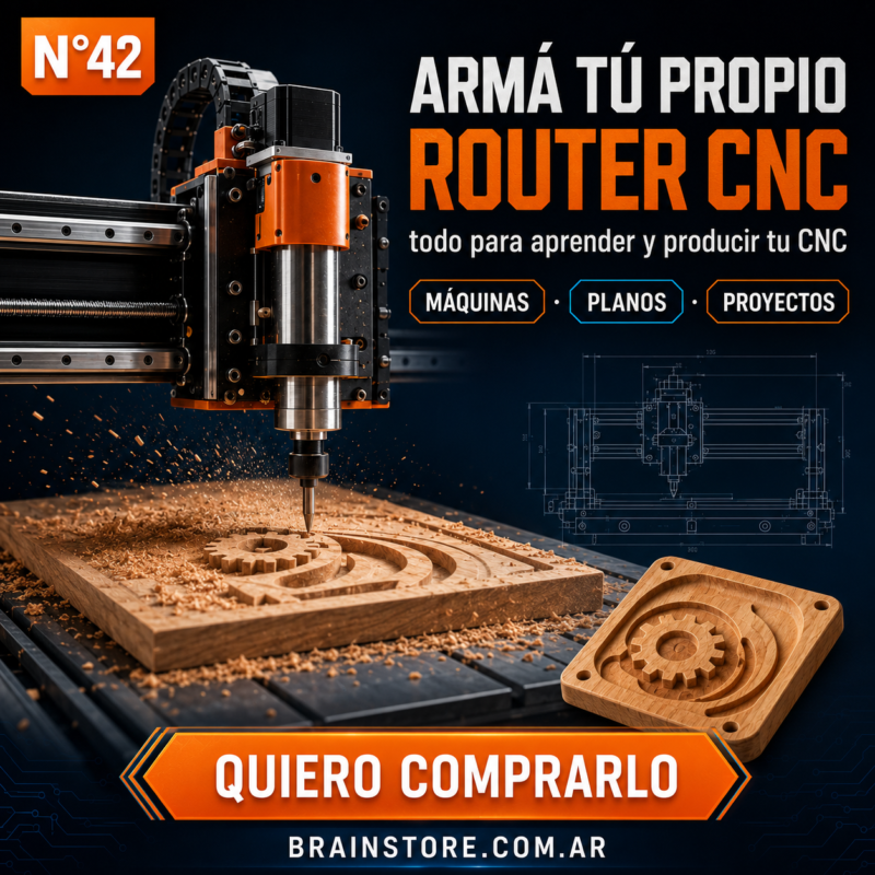 N42: Router CNC: Planos, cursos y software especializado