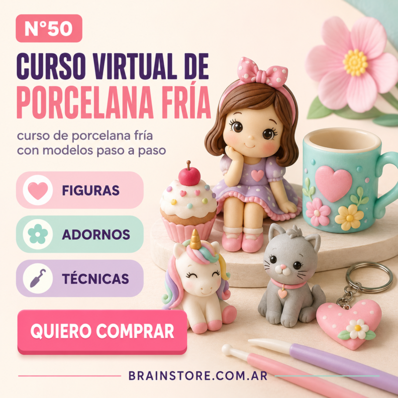 N50: Curso de porcelana fría y modelos paso a paso