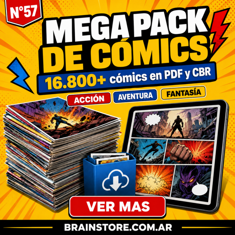 N57: Pack de 16.800+ Cómics en PDF y CBR (300GB+)