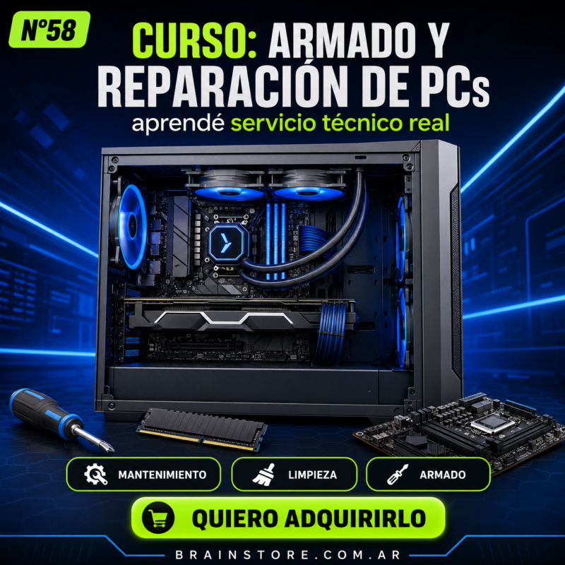 N58: Cursos de armado, reparación y mantenimiento de PC