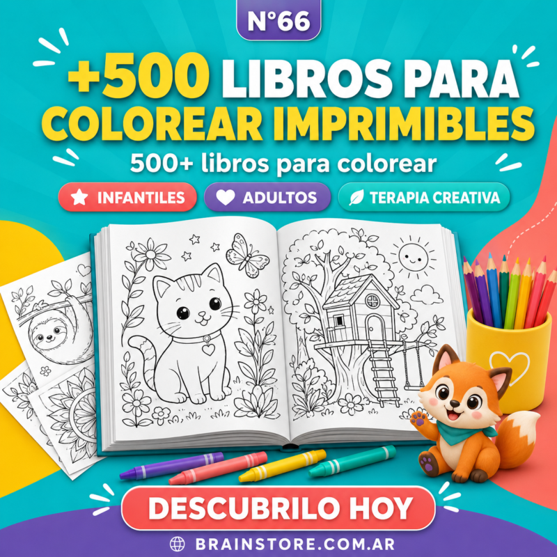 N66: 500+ Libros para colorear imprimibles