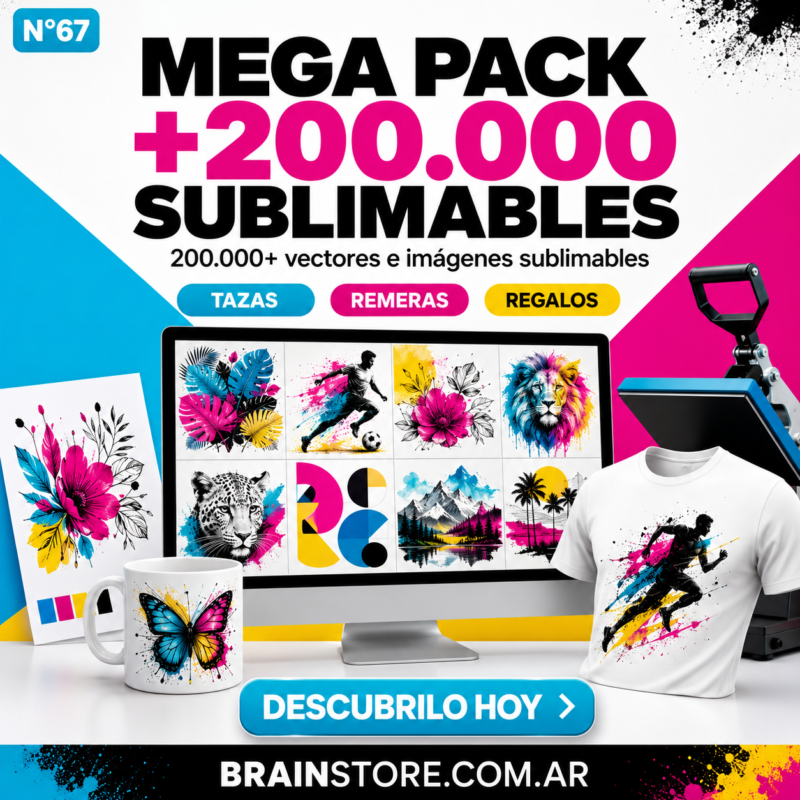N67: 200.000+ Vectores e imágenes sublimables