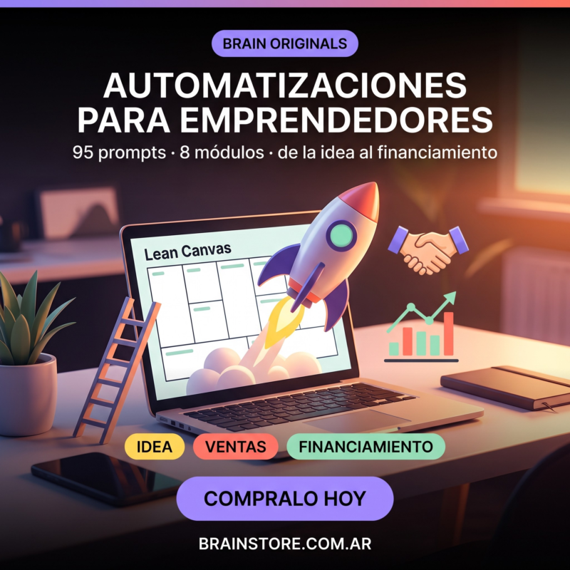 PACK Emprendedores (+95 Prompts VIP para IAs)