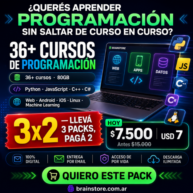 N8: 36+ Cursos de programación (80GB de contenido)