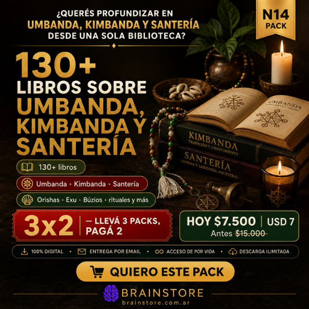 N14: 130+ Libros sobre Umbanda, Kimbanda y Santería