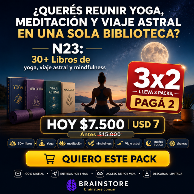 N23: 30+ Libros de yoga, viaje astral y mindfulness