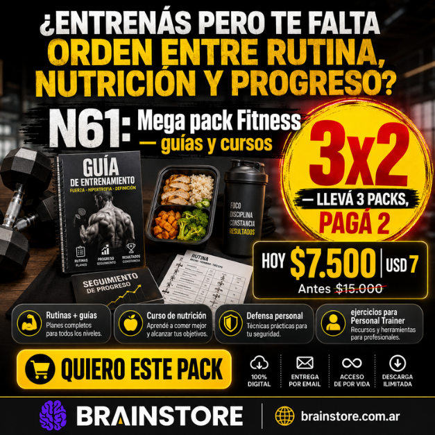 N61: Mega pack Fitness: Guías para lograr tu mejor versión