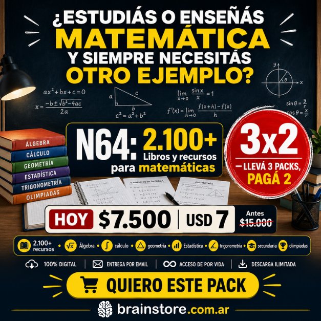N64: 2.100+ Libros y recursos para matemáticas