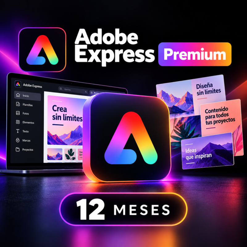 Adobe Express Premium — 12 Meses