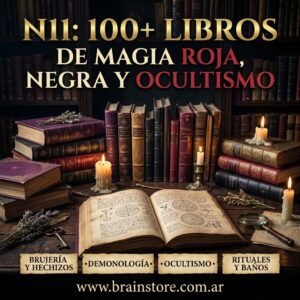 100+ Libros de magia roja, negra y ocultismo