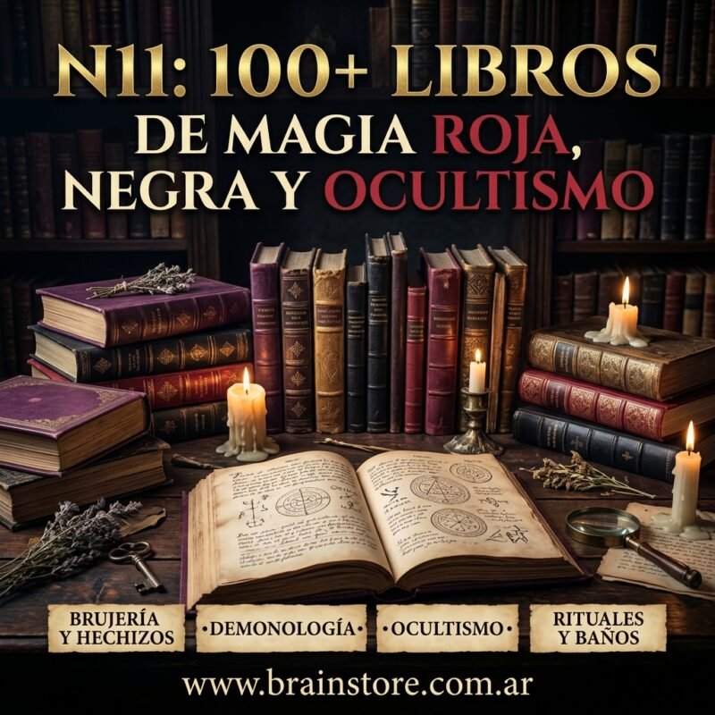 N11: 100+ Libros de magia roja, negra y ocultismo