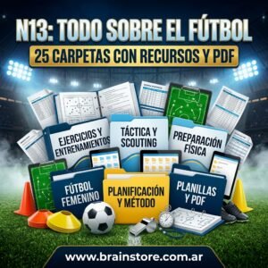 Todo sobre el fútbol: 25 carpetas con recursos y PDF