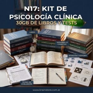 Kit de psicología clínica: 30GB de libros y tests