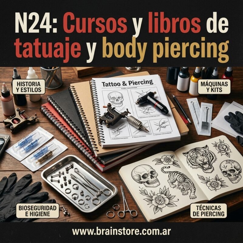 N24: Cursos y libros de tatuaje y body piercing