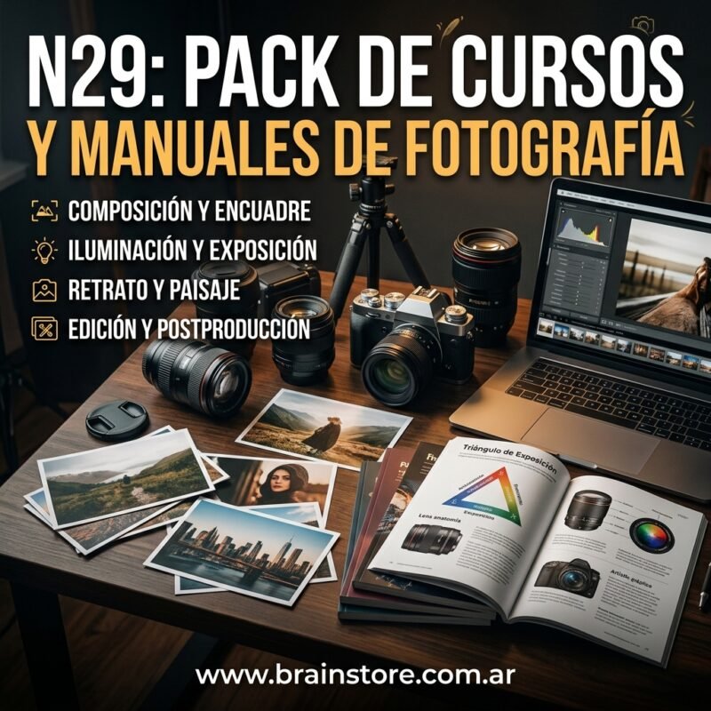 N29: Pack de cursos y manuales de fotografía