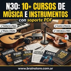 10+ Cursos de música e instrumentos con soporte PDF