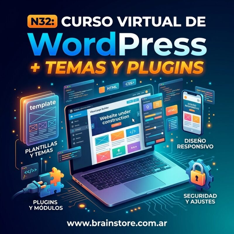 N32: Curso virtual de WordPress + Temas y Plugins