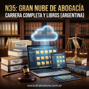 Gran nube de abogacía: Carrera completa y libros (Argentina)
