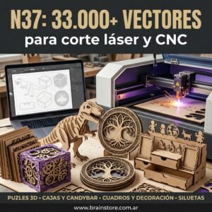 33.000+ Vectores para corte láser y CNC