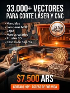 33.000+ Vectores para corte láser y CNC