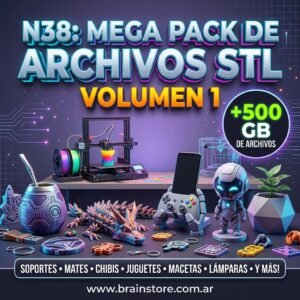 Mega pack de archivos STL VOLUMEN 1