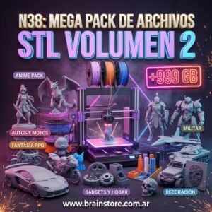 Mega pack de archivos STL VOLUMEN 2