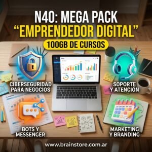 Mega pack "Emprendedor Digital": 100GB de cursos