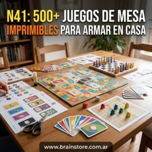 500+ Juegos de mesa imprimibles para armar en casa
