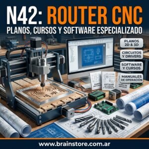 Router CNC: Planos, cursos y software especializado