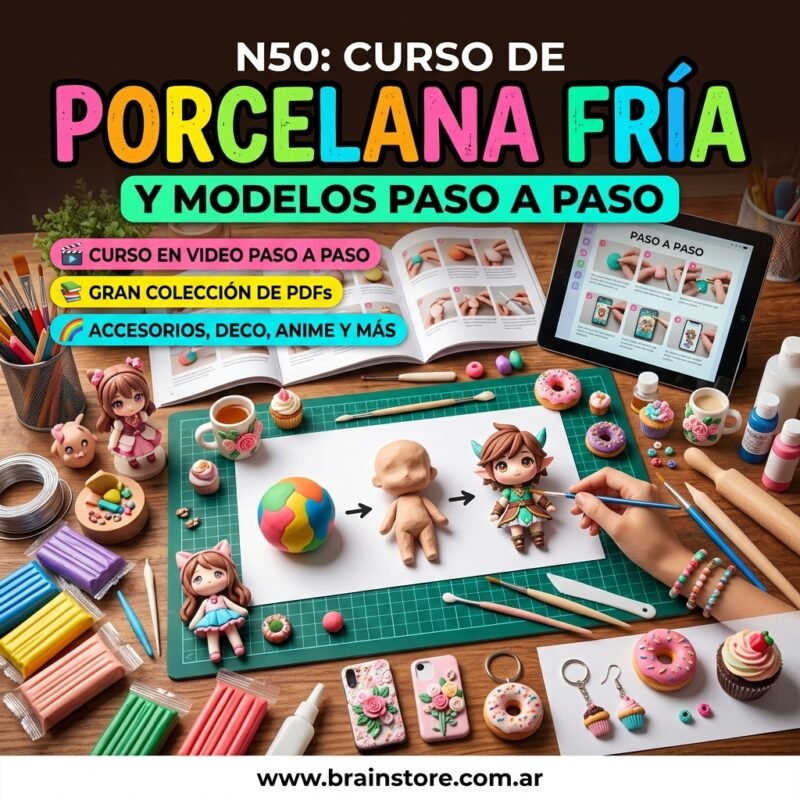 N50: Curso de porcelana fría y modelos paso a paso
