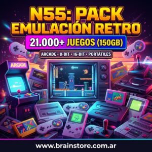 Pack emulación retro: 21.000+ juegos (150GB)