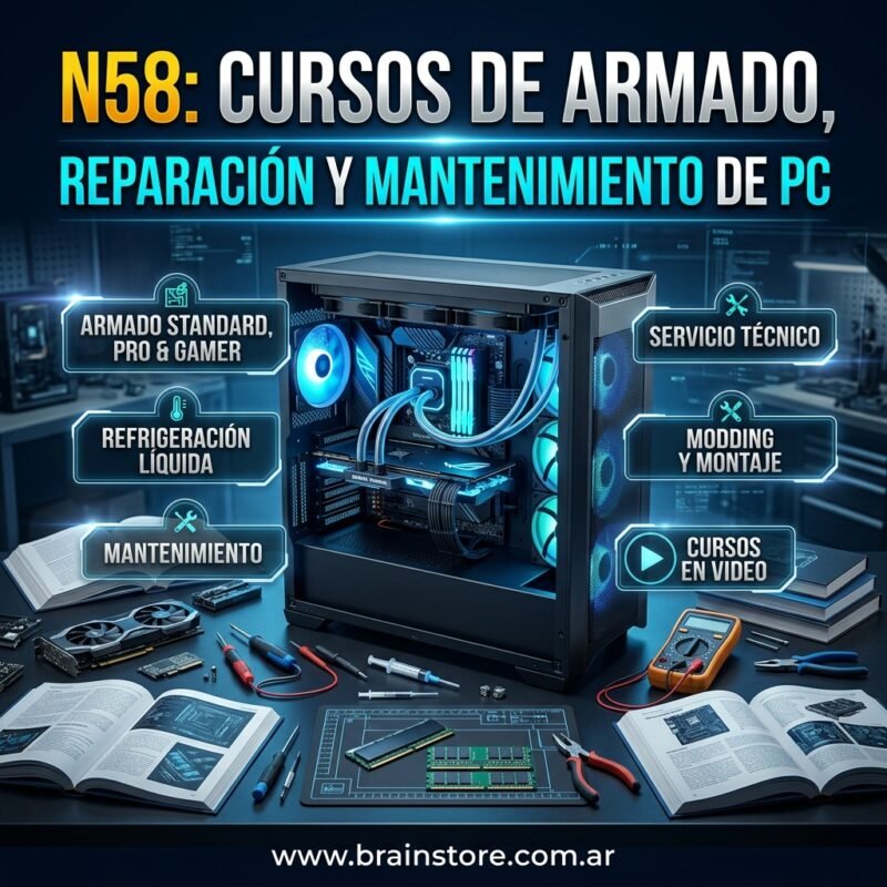 N58: Cursos de armado, reparación y mantenimiento de PC