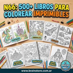 500+ Libros para colorear imprimibles