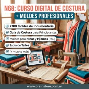 Curso digital de costura + Moldes profesionales