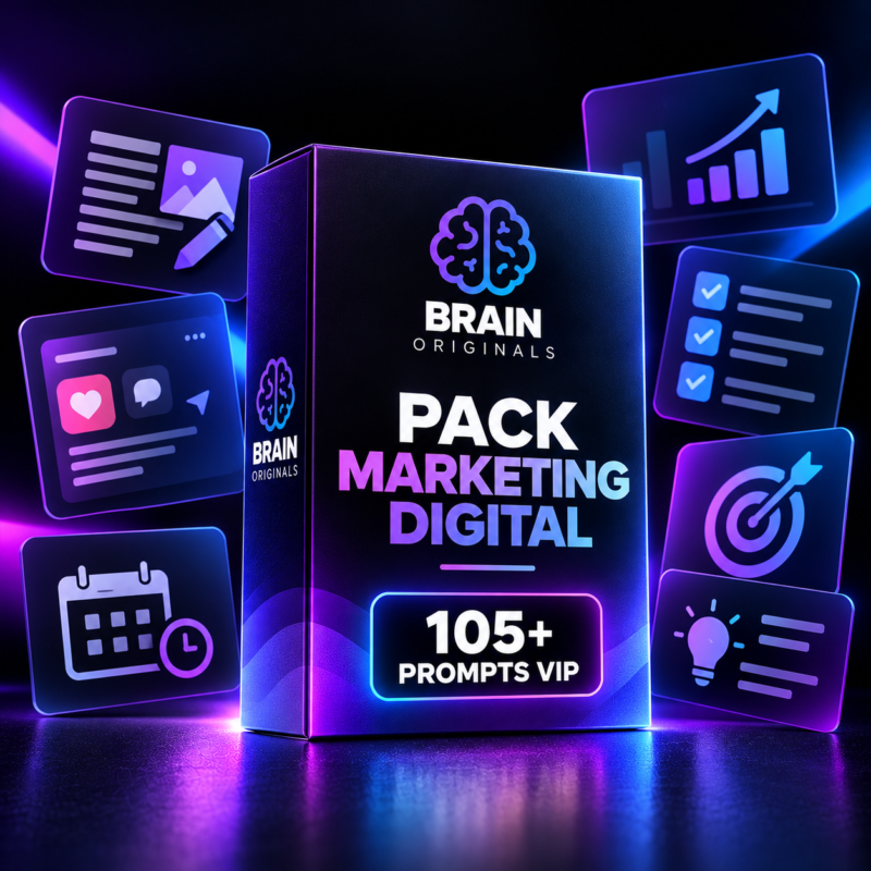 PACK Marketing Digital (+105 Prompts VIP para IAs)